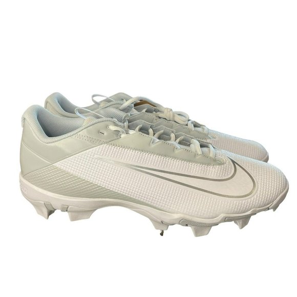 Nike Vapor Edge Shark Football Cleats White Grey DH5088-100